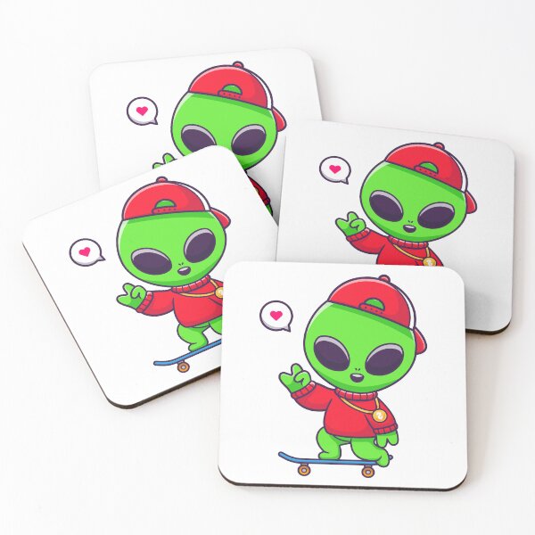 Item preview, Rad Alien Skater - Out of This World Moves designed and sold by MTDesignDen.