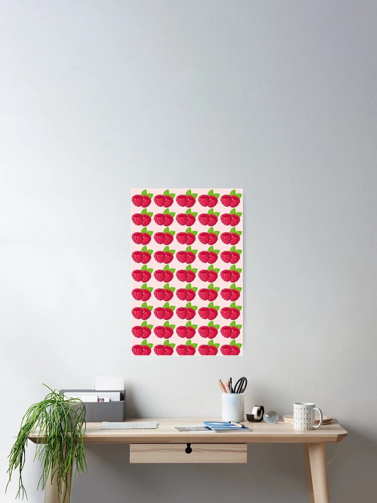 Thumbnail 2 of 3, Poster, Radiant Raspberry Reverie designed and sold by PratikG24.