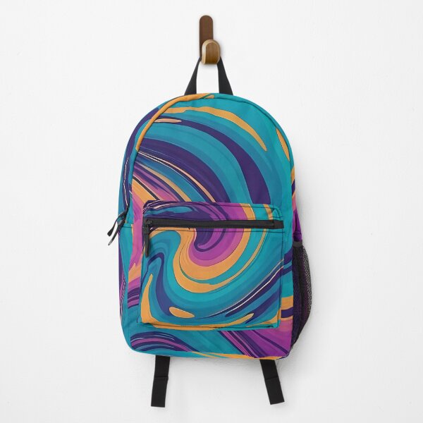 Item preview, Liquid Swirls Abstract In Analogous Purple designed and sold by SeamPix.