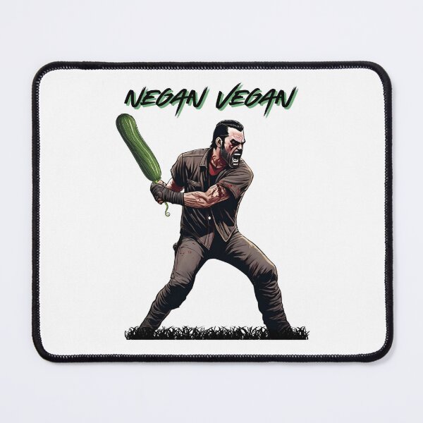Artikelvorschau, Ich bin Negan Vegan! Wer ein Tier anfasst, dem schlage ich mit einer Gurke auf den Kopf! entworfen und verkauft von Lorkan45.