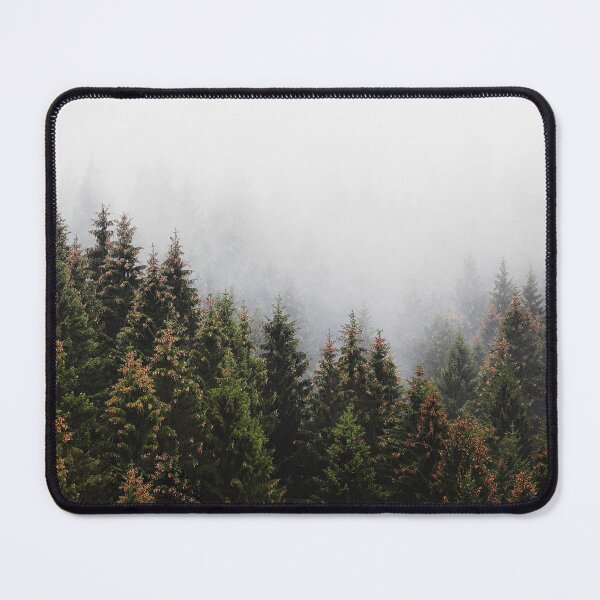 Item preview, The Window In The Woods // Romantasy Moody Wilderness Dream Forest With Cascadia Trees Covered In Magic Fog designed and sold by Tordis Kayma.
