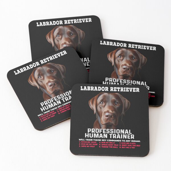Item preview, Labrador Retriever Chocolate Lab Professional Human Trainer designed and sold by Artistoos.