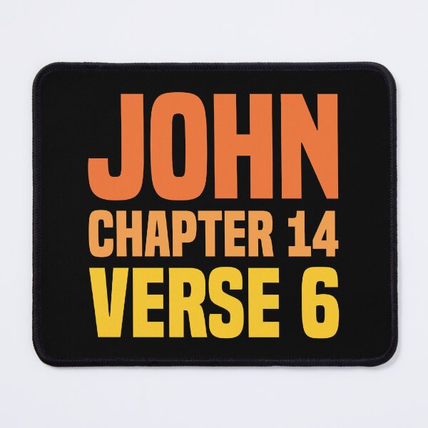 Item preview, John Chapter 14 Verse 6 - Scripture Quote designed and sold by Vector-Artist.