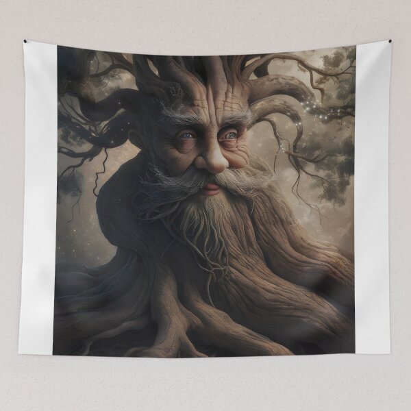 Item preview, Mystical ancient tree. designed and sold by MyHappyArtShop.