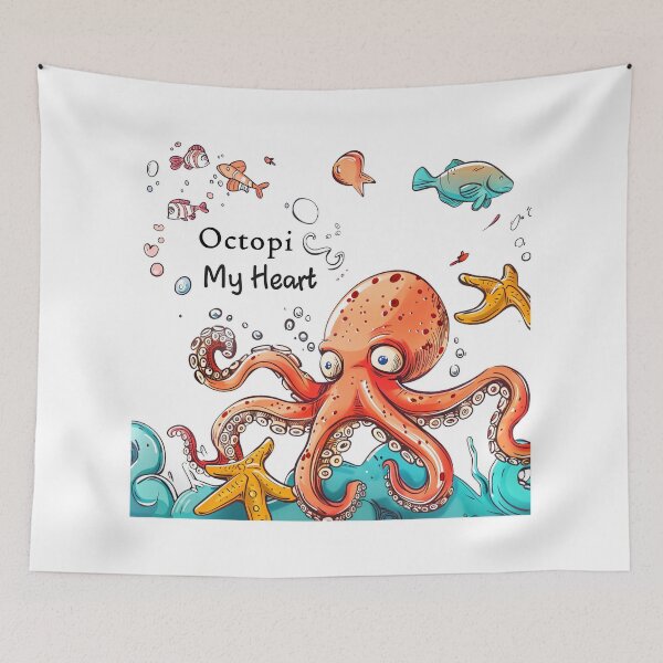 Item preview, Octopi My Heart: Ocean Love designed and sold by kjon88.