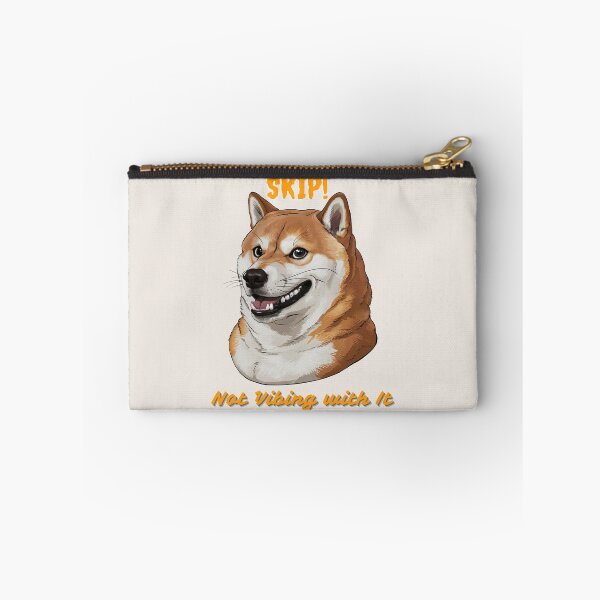Item preview, skip not vibing with it shiba inu funny brainrot meme designed and sold by digilabs.