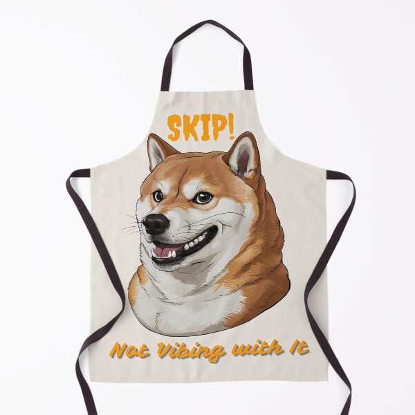 Item preview, skip not vibing with it shiba inu funny brainrot meme designed and sold by digilabs.