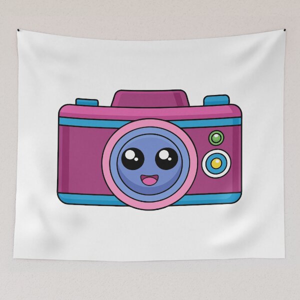 Item preview, kawaii camera purple designed and sold by jkrphoto.