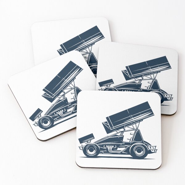 Item preview, “Sprint Car Racing Illustration” designed and sold by PrintoThink.