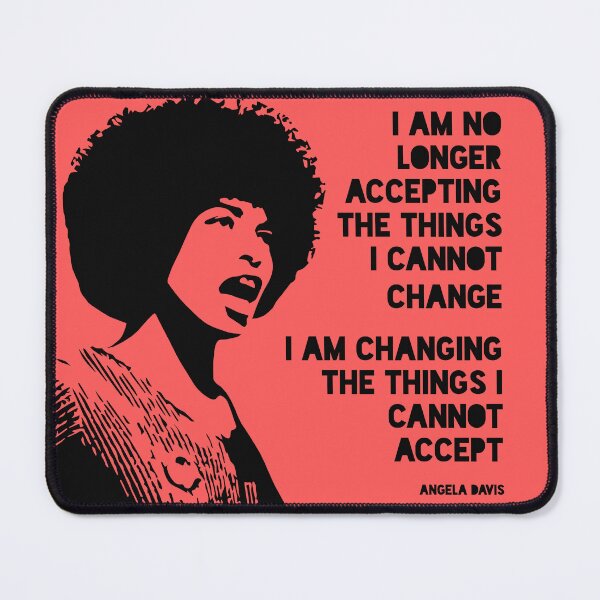Item preview, Angela Davis Quote (on red) designed and sold by OutOfNowhere.