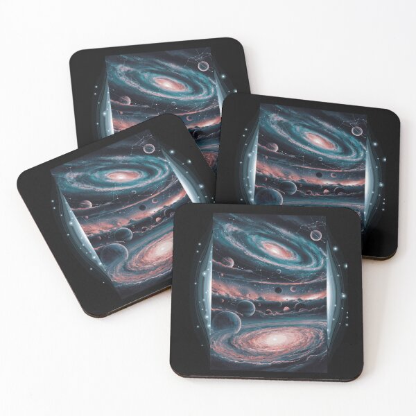 Item preview, Surreal Alien Worlds Cosmic Landscapes Sci-Fi Art designed and sold by Hananiah Merch.
