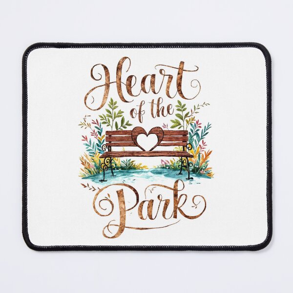Item preview, A Welcoming Embrace Amidst Vibrant Blooms: Heart of the Park designed and sold by SplashTastic.