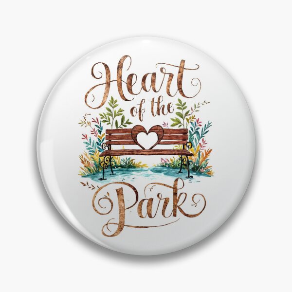 Item preview, A Welcoming Embrace Amidst Vibrant Blooms: Heart of the Park designed and sold by SplashTastic.