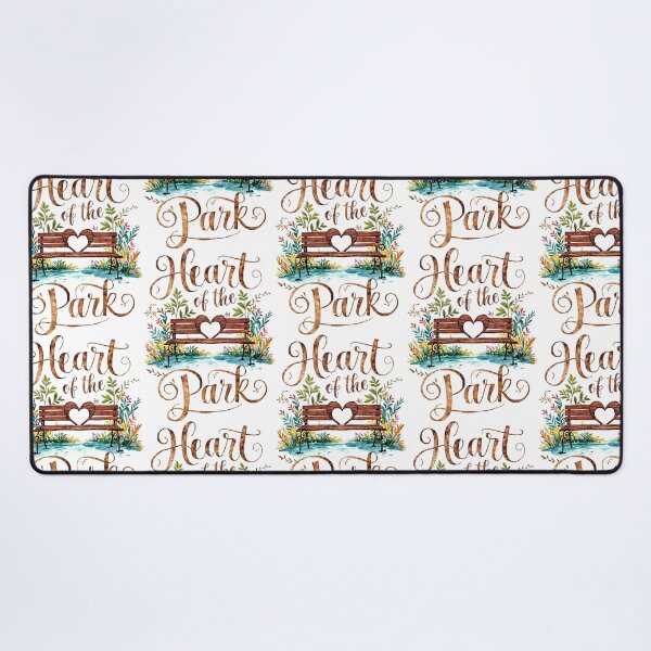 Item preview, A Welcoming Embrace Amidst Vibrant Blooms: Heart of the Park designed and sold by SplashTastic.