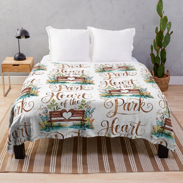 Item preview, A Welcoming Embrace Amidst Vibrant Blooms: Heart of the Park designed and sold by SplashTastic.