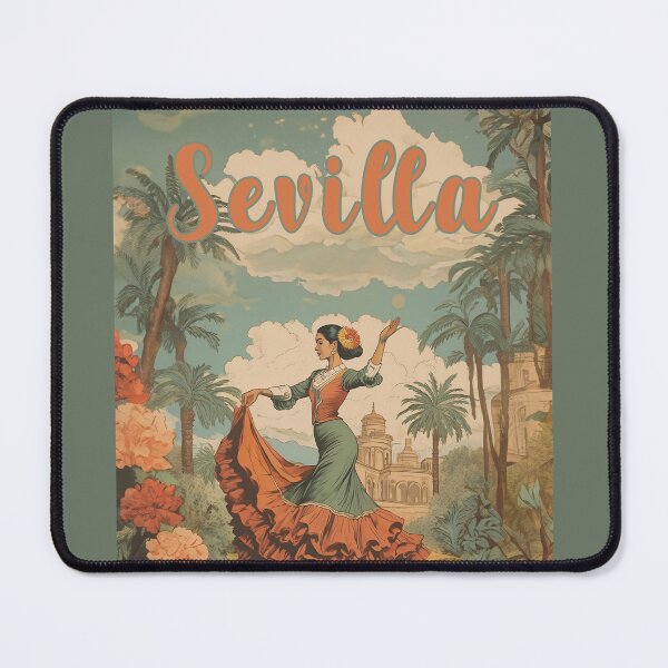 Item preview, Seville vintage dancer poster design gif designed and sold by La Loca.