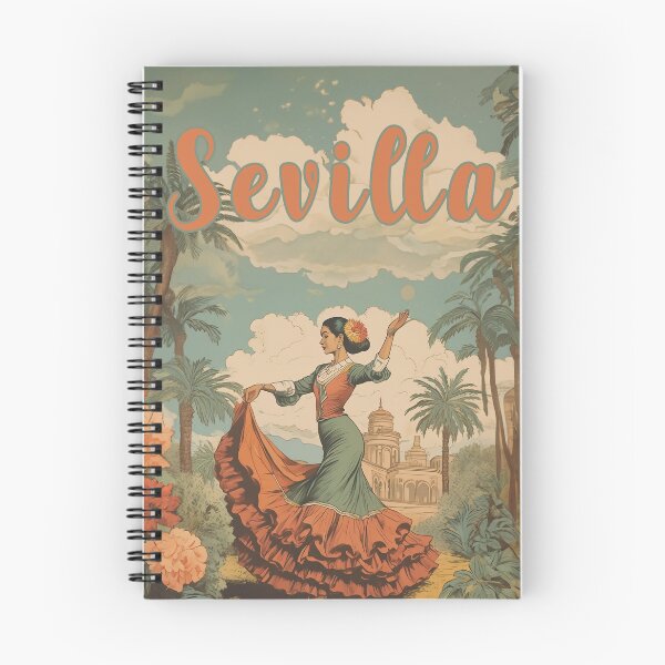 Item preview, Seville vintage dancer poster design gif designed and sold by La Loca.