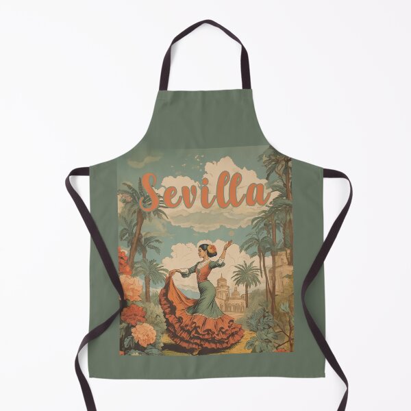 Item preview, Seville vintage dancer poster design gif designed and sold by La Loca.