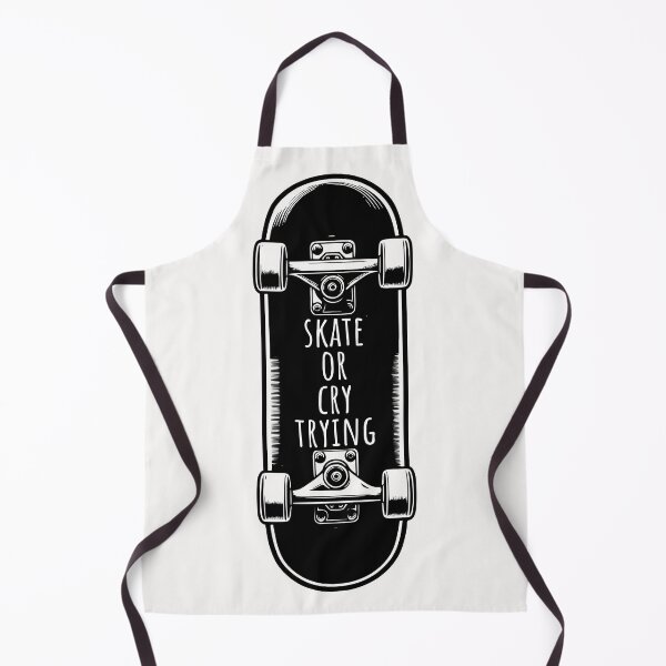 Item preview, Skate or Cry Trying Skateboard Quote designed and sold by ZeptepiTrends.
