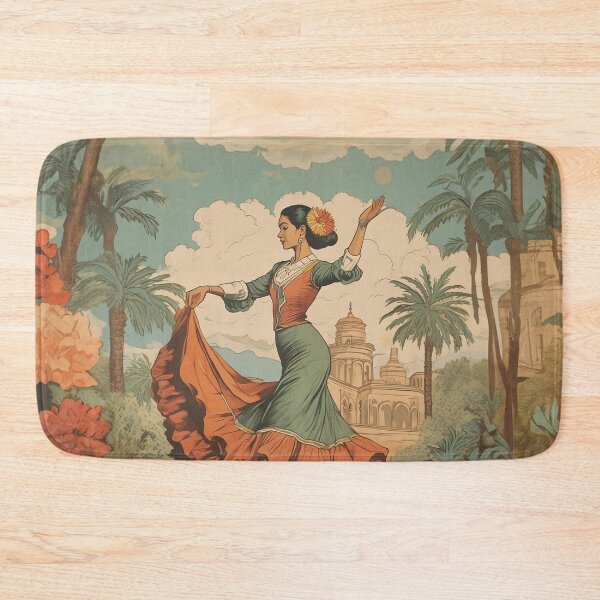 Item preview, Seville vintage dancer poster design gif designed and sold by La Loca.