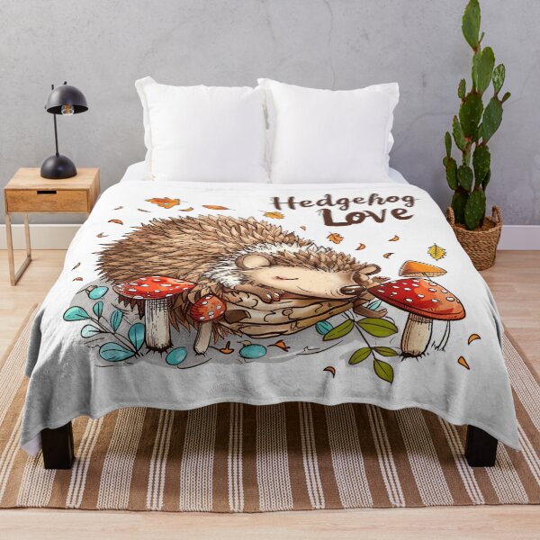 Item preview, Hedgehog Love: Cozy Woodland Snuggles designed and sold by kjon88.