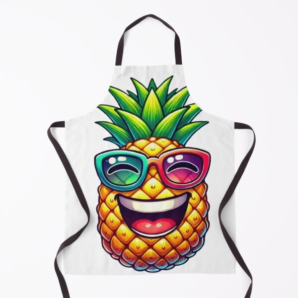 Item preview, Cool Pineapple with Rainbow Sunglasses - Fun Tropical Design designed and sold by NattyGe.