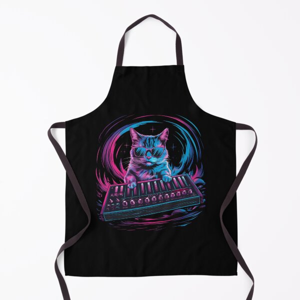 Item preview, synthesizer cat meow designed and sold by YourOnlyCorner.
