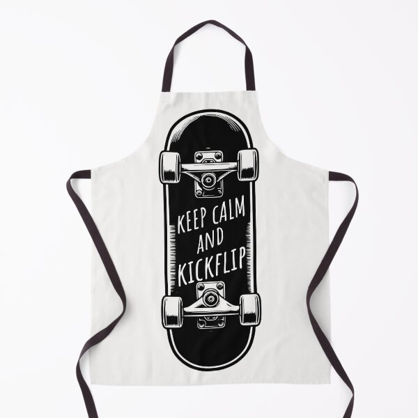 Item preview, Keep Calm and Kickflip Skateboard Quote designed and sold by ZeptepiTrends.