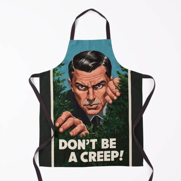 Item preview, Don’t Be A Creep! Vintage Propaganda-Inspired Comic Art designed and sold by 3MillsDesign.