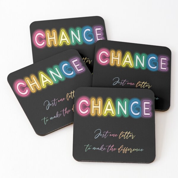 Item preview, Chance or Change? Neon sign designed and sold by AriLady.