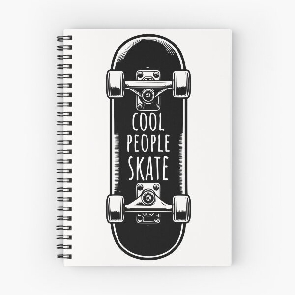 Item preview, Cool People Skate Skateboard Quote designed and sold by ZeptepiTrends.