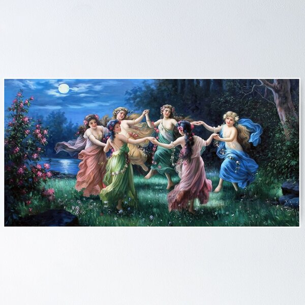 Aperçu de l'œuvre Hans Zatzka - Danse des Fées créée et vendue par Onodera.