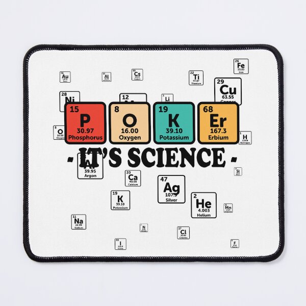 Item preview, Poker It's Science - Funny Poker Player designed and sold by ScienceCorner.