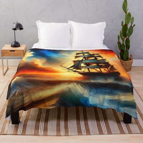 Item preview, Sailing ship - Storm of Discovery designed and sold by LegademaArt.