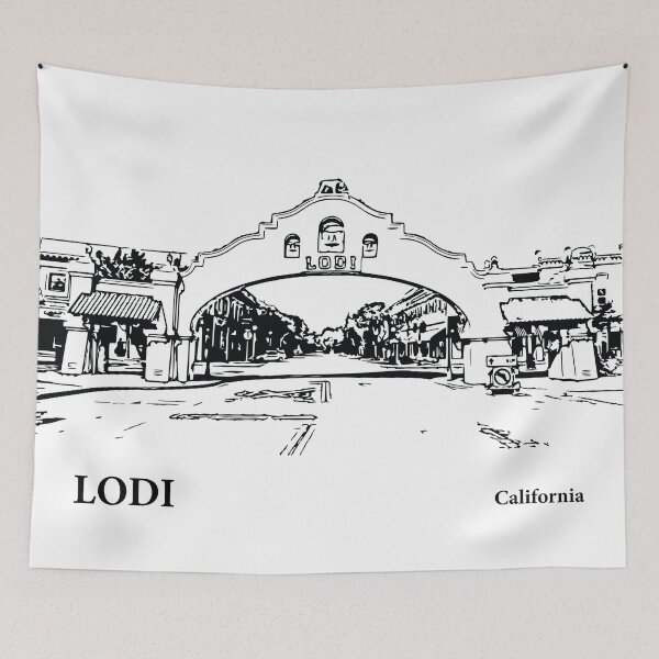 Item preview, Lodi California designed and sold by Lakeric Cityscapes.