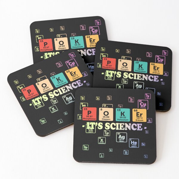 Item preview, Poker It's Science - Funny Poker Player designed and sold by ScienceCorner.