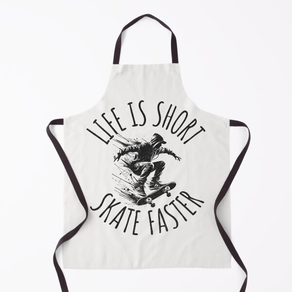 Item preview, Life Is Short Skate Faster Skateboard Quote designed and sold by ZeptepiTrends.