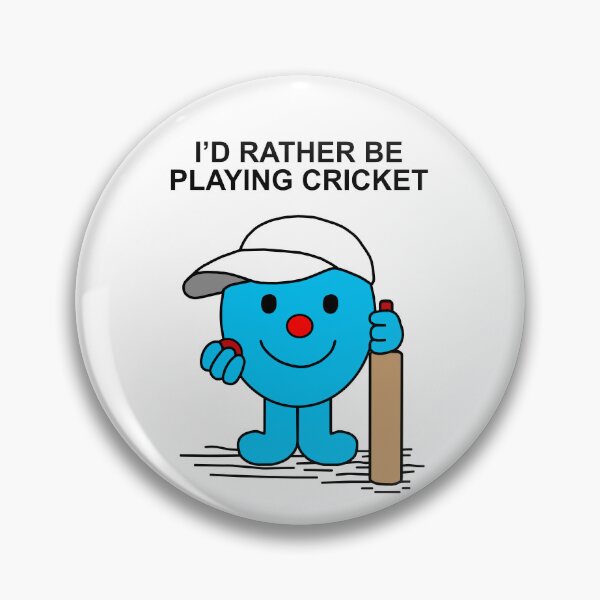 Item preview, Mr Men Id rather be playing cricket designed and sold by Scat the cat.
