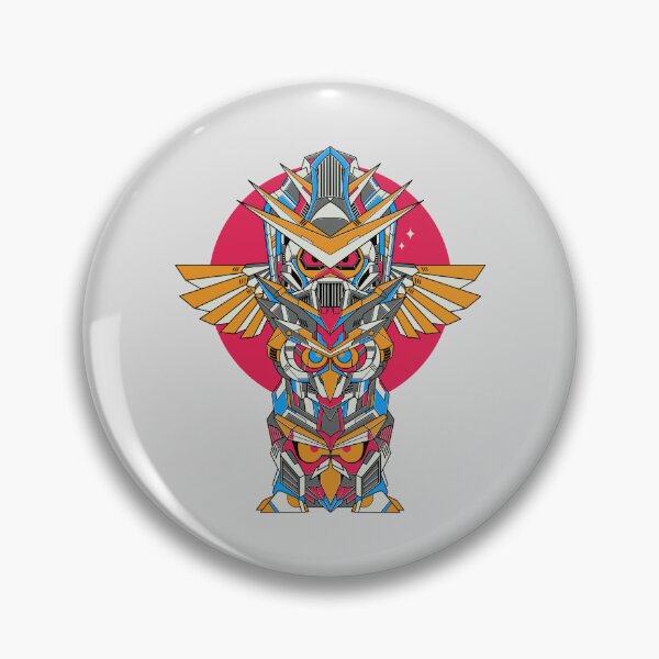 Item preview, Mecha Owl Totem designed and sold by GODZILLARGE.