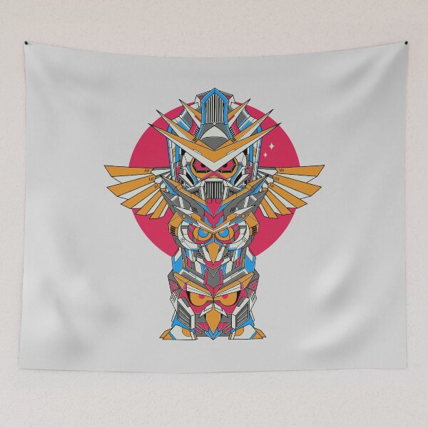 Item preview, Mecha Owl Totem designed and sold by GODZILLARGE.