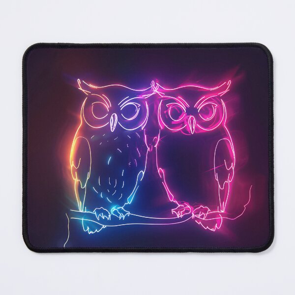 Item preview, "Neon Night Owls" designed and sold by Art-Vortex-fr.