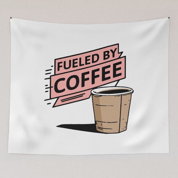 Item preview, Fueled By Coffee! Coffee Lover designed and sold by PMCreative.