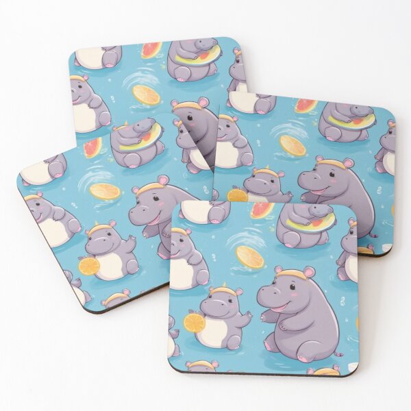 Item preview, Beachside Hippos designed and sold by NeatThingLover.