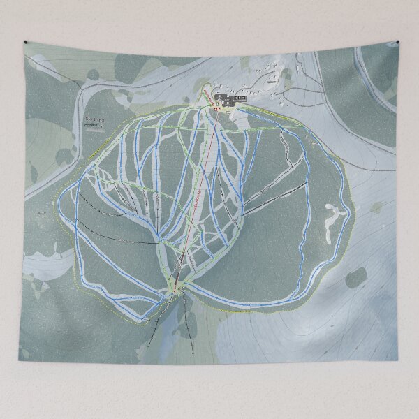 Item preview, Ski Land Resort Trail Map designed and sold by Mapsynergy.