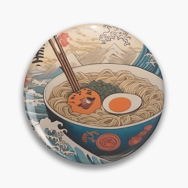 Item preview, The Great Wave of Ramen: A Culinary Classic designed and sold by zoughlal.