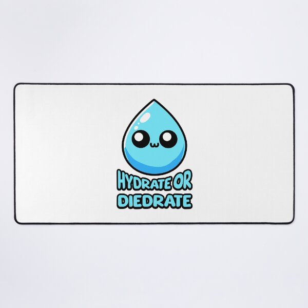 Item preview, Hydrate Or Diedrate! Cute Water Droplet Pun designed and sold by PMCreative.