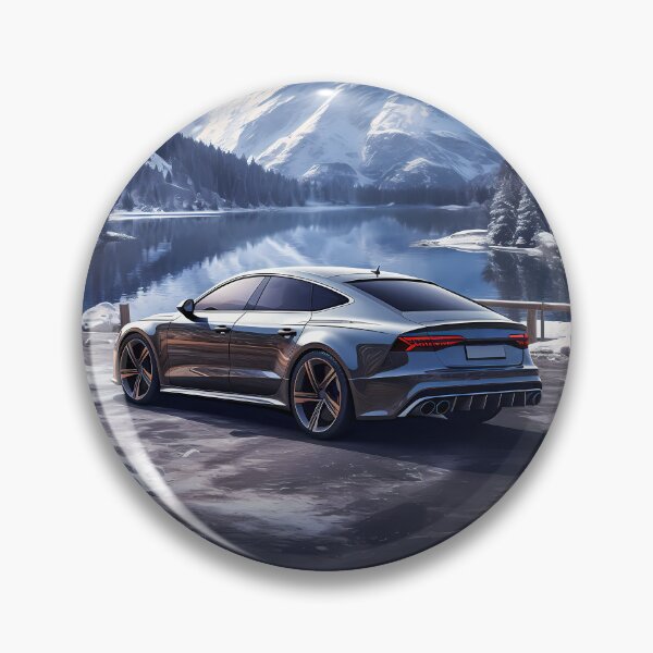 Item preview, Audi S7 in the Serene Snowy Mountains designed and sold by RevUpDesign.