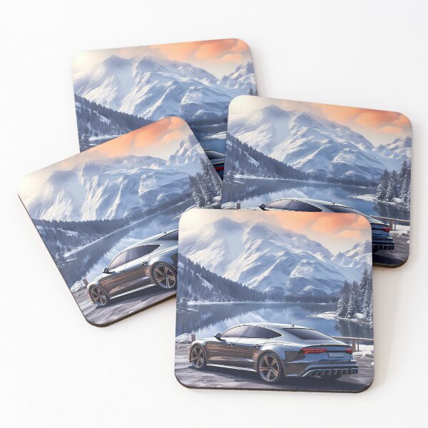 Item preview, Audi S7 in the Serene Snowy Mountains designed and sold by RevUpDesign.