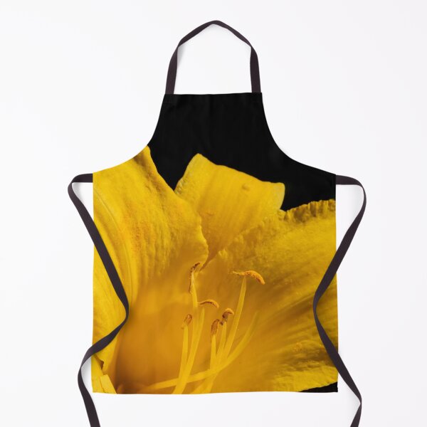 Item preview, Yellow day lily flower blooming on black designed and sold by KRFNatureGifts.