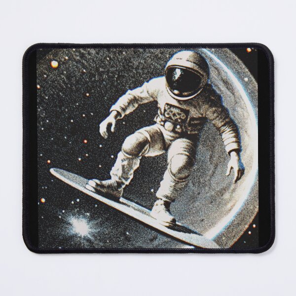 Item preview, Spaceman on his longboard designed and sold by Izhevsky.